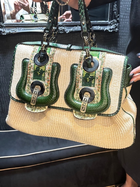 Fendi Handbags - Fendi straw tote